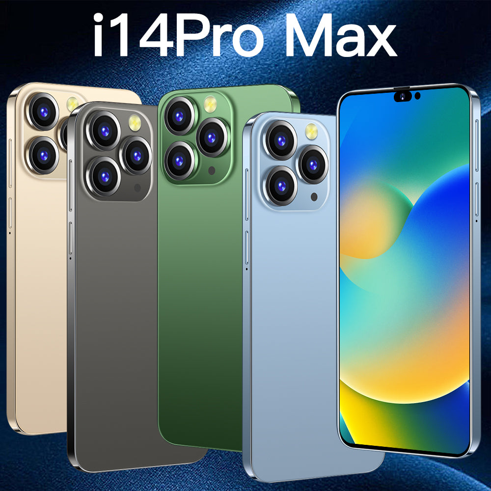 Olåst android Mobiltelefon av märket OEM i14 Pro Max 16GB+1TB